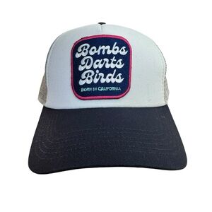 Bombs Darts Birds Patch Trucker Hat NWOT